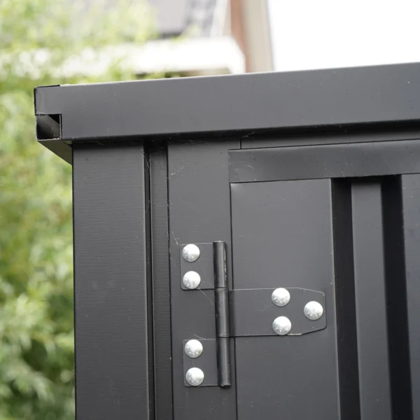 Conteneur Démontable Noir 2 X 2 Mètres – Avec Double Porte – Image 7