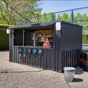 Bar extérieur démontable XL 4 x 2 mètres, 13 pieds