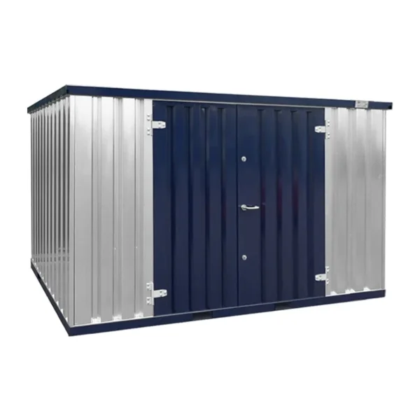 FOCO® Conteneur Démontable Bleu Acier 6 X 2 Mètres – Avec Double Porte Sur Le Côté 6 Mètres (Grand Côté) €2.449,00 HT