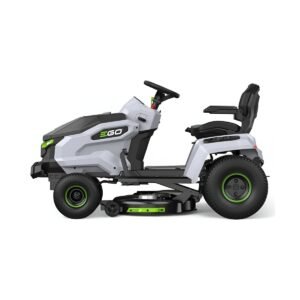 PACK Tracteur tondeuse autoportée à éjection latérale et mulching, 4 batteries 10Ah et chargeur rapide – EGO TR4201E