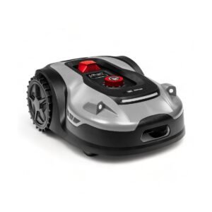 Robot tondeuse électrique autonome – batterie 20V / 5 Ah – Autonomie de 180 mins, jusqu’à 1600 m2 de pelouse, Application