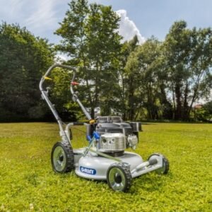 Tondeuse à gazon autotractée 53 cm – 3 000 m², Mulching moteur Kawasaki 179 cm3, Démarrage électrique, 2 Vitesses AV