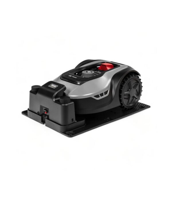 Tondeuse robot connectée avec batterie 20V / 5 Ah - Largeur de coupe 18 cm, jusqu'à 1000m2 de surface, Wifi et Bluetooth – Image 3